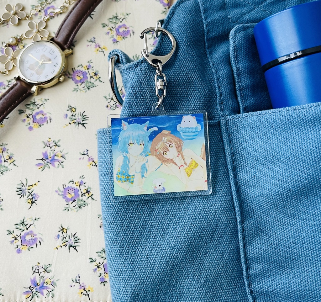 【非公式】海ころラミ アクリルキーホルダー