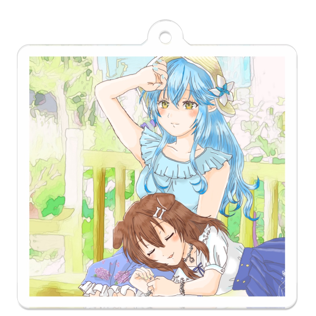 【非公式】夏ころラミ アクリルキーホルダー
