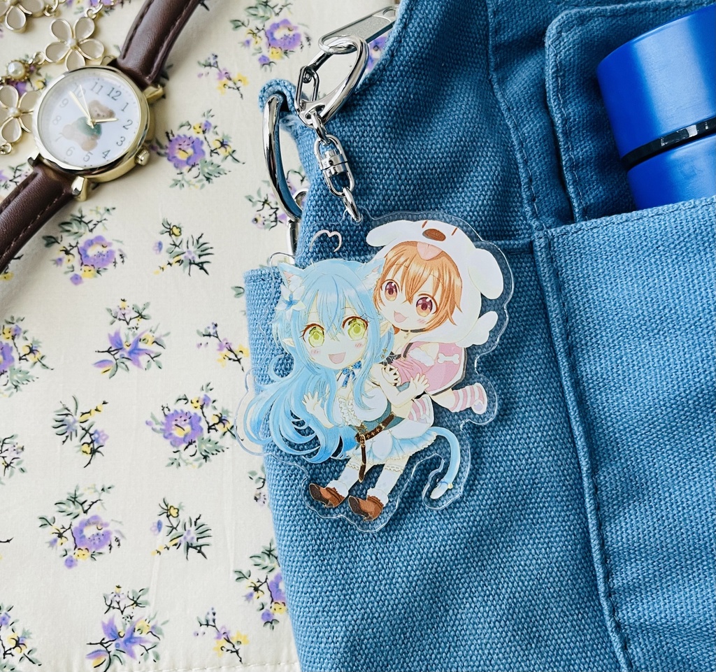 【非公式】ちびころラミ アクリルキーホルダー