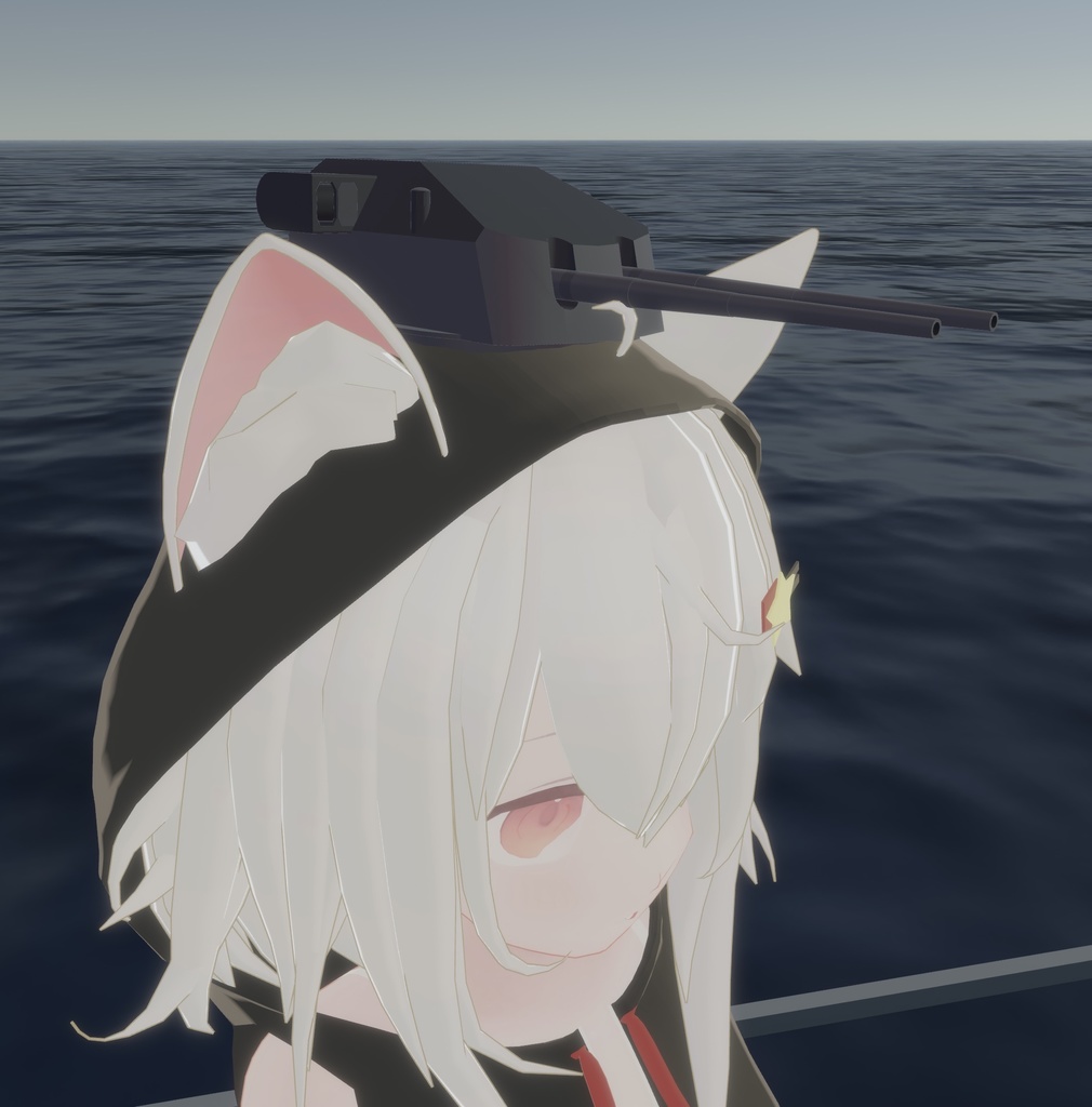 [無料]20.3cm SK C/34　8インチ砲　[頭に乗せる砲シリーズ]