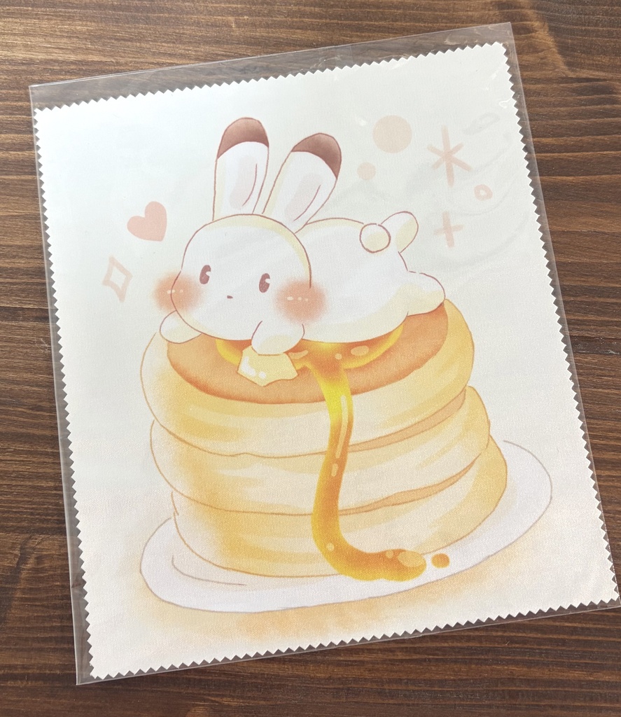 メガネ拭き　画面クリーナー　ホットケーキ