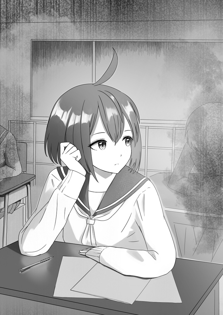 モノクロ漫画「POMONA -1-」/ 2025冬コミ(C107) ※C105既刊とのセット販売も別ページにて行っています。