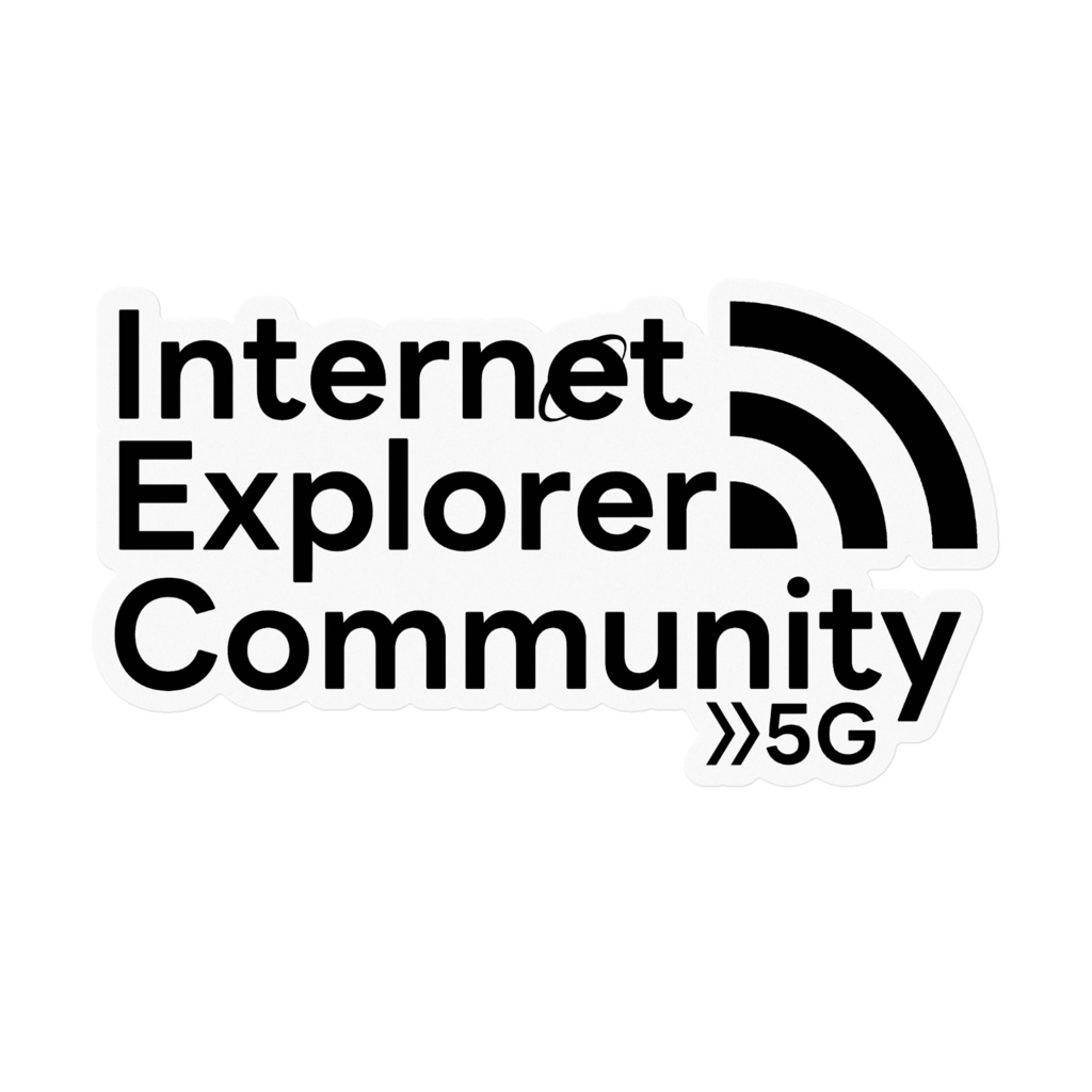 Internet Explorer Community ステッカー