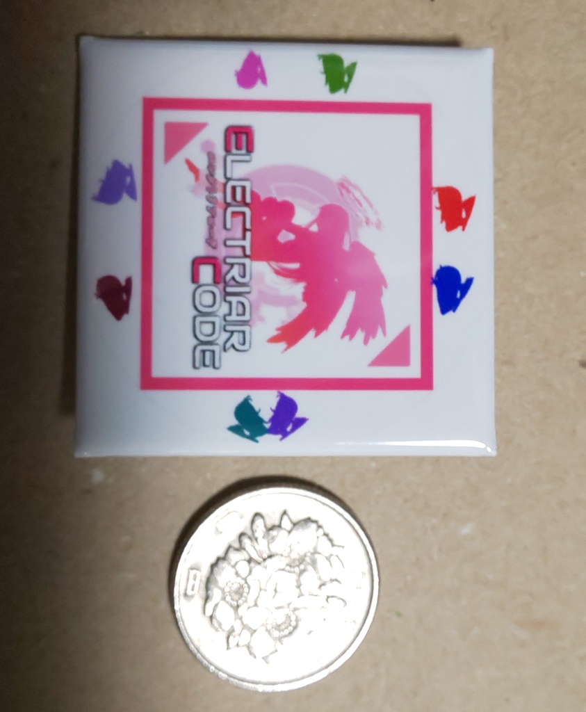 エレクトリアコード ARマーカー付き缶バッジ