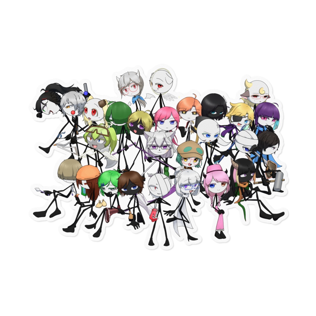 ステッカー(グループ版・全員版)