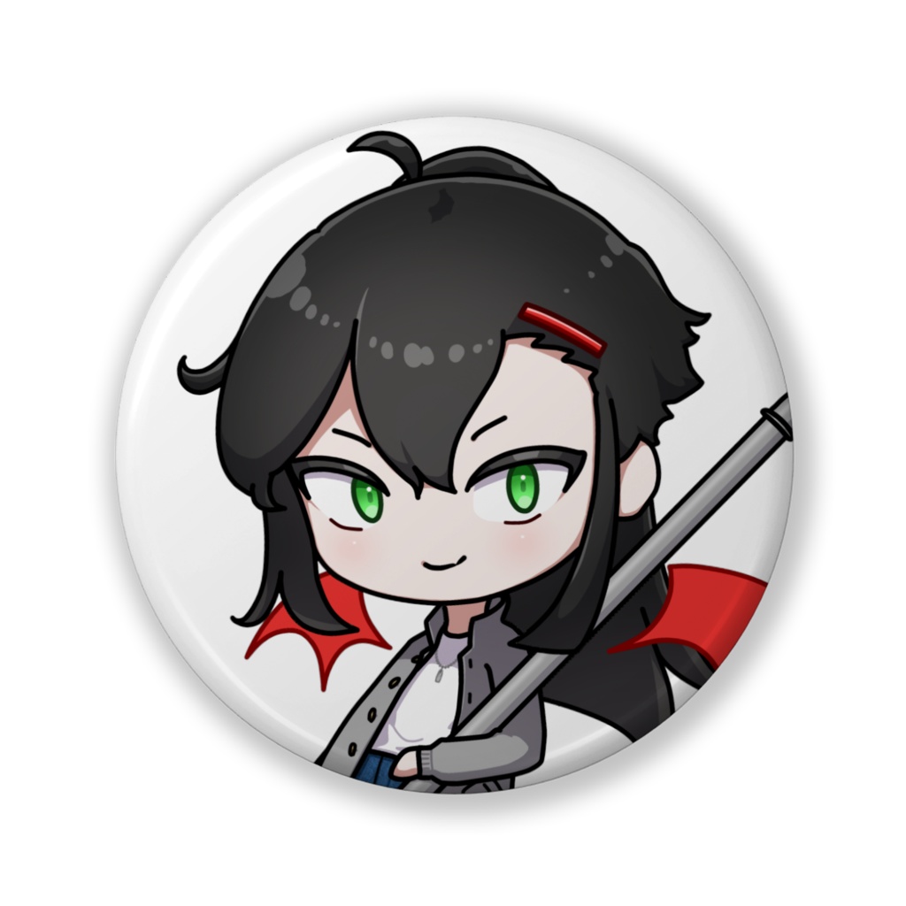 デフォルメキャラクター　缶バッジ