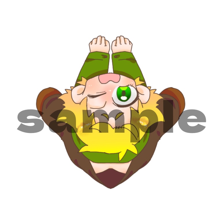 ズボン引っ張りアクキー