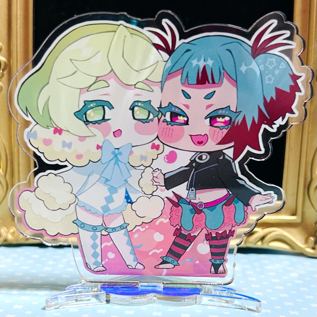 チビサボちゃんペアアクスタ