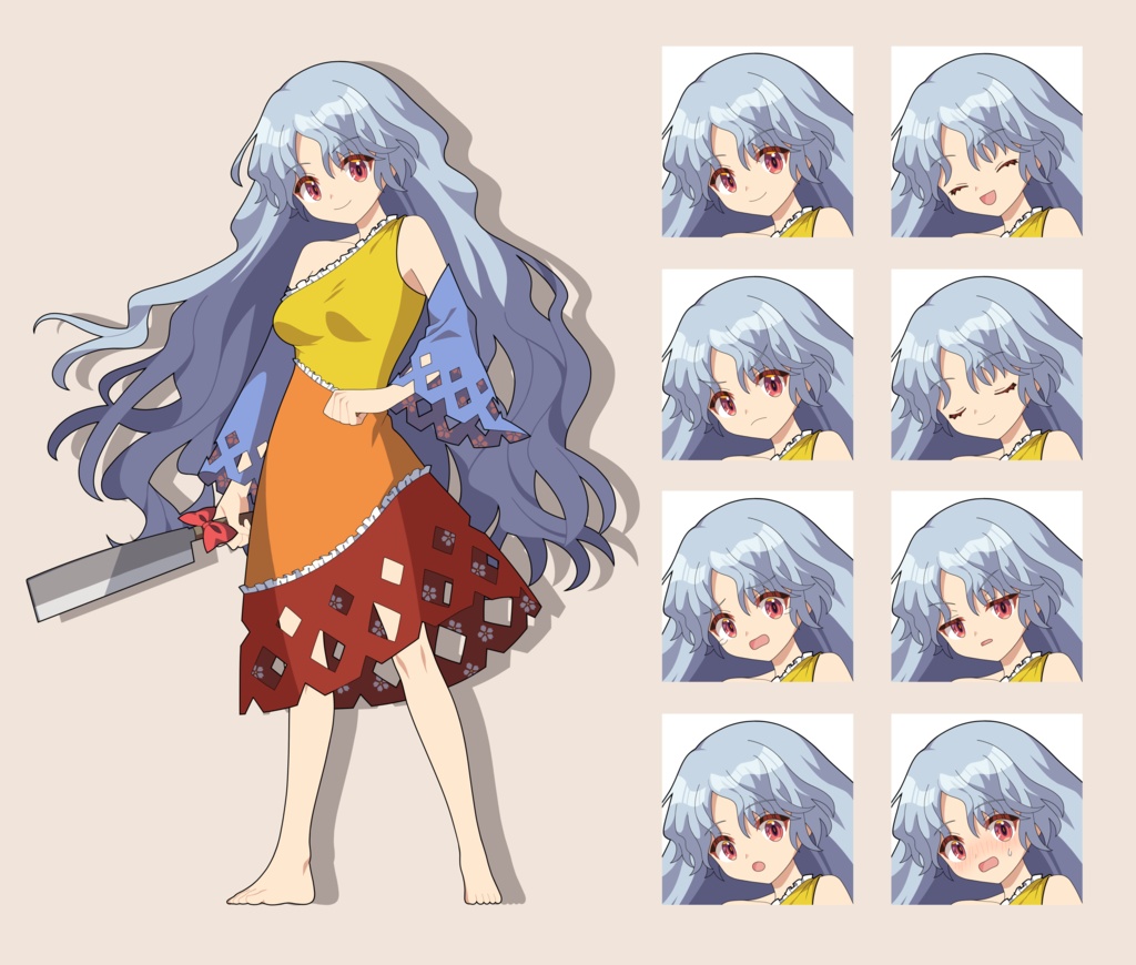 坂田ネムノ　立ち絵素材