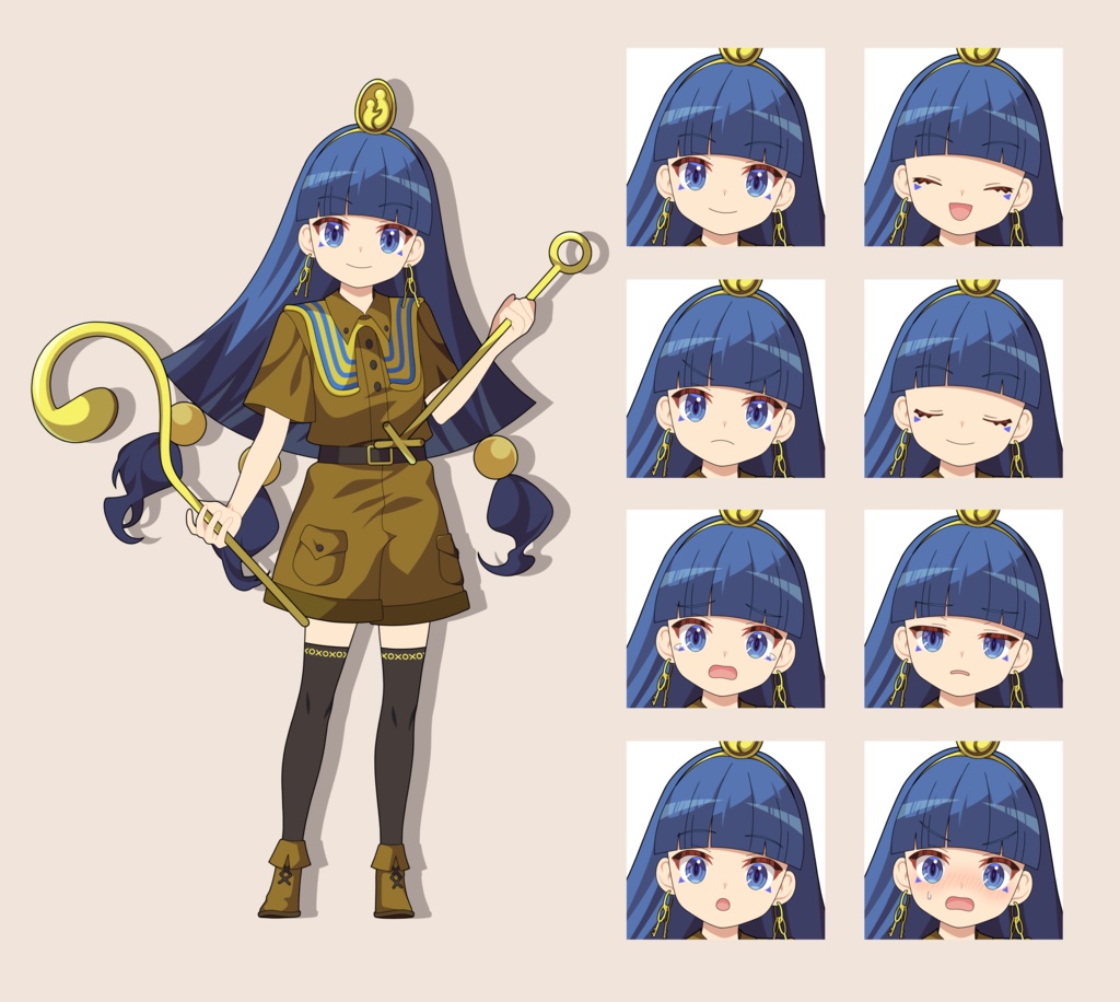 道神馴子　立ち絵素材