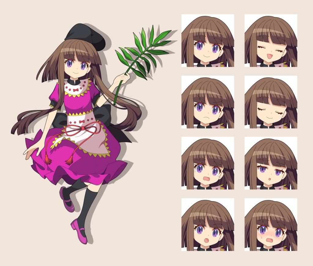 爾子田里乃　立ち絵素材