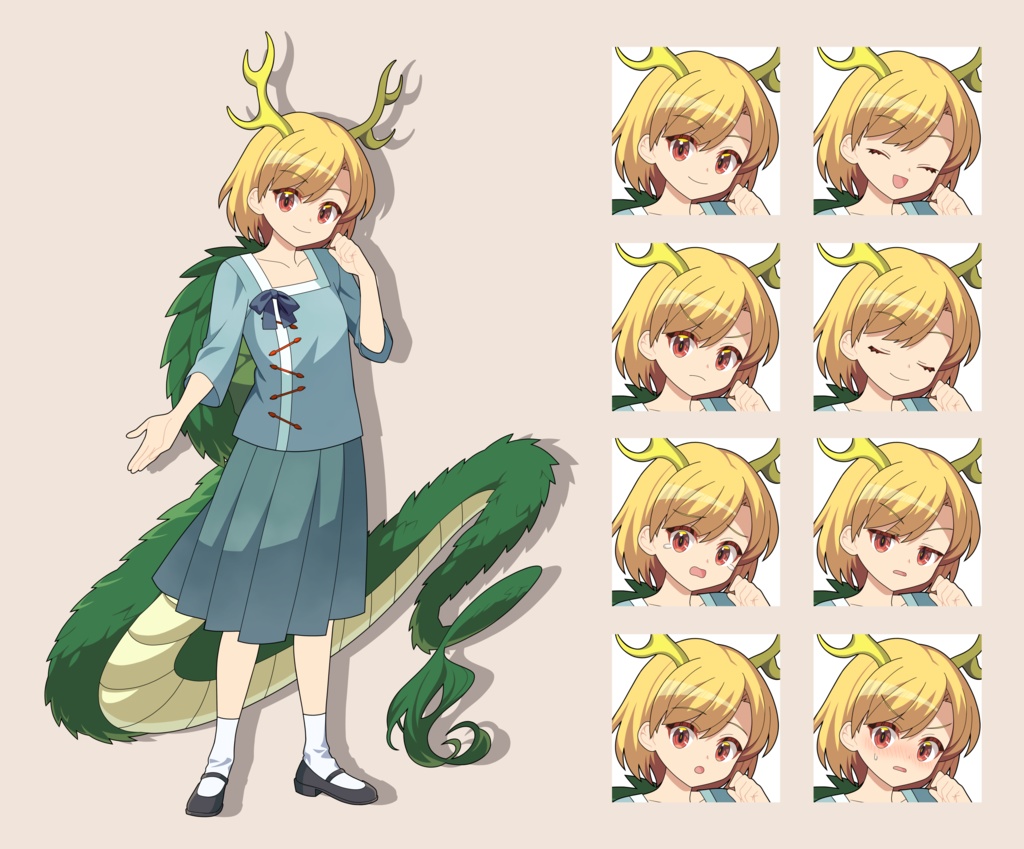 吉弔八千慧　立ち絵素材