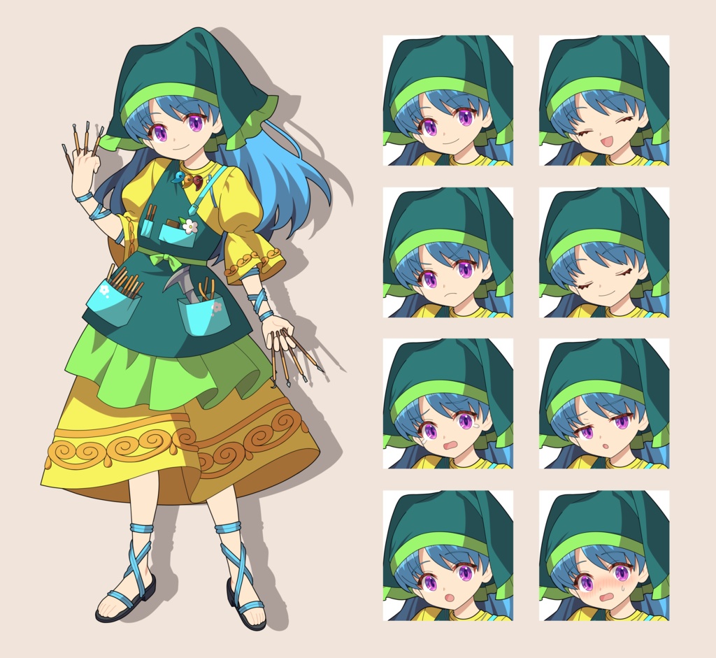 埴安神袿姫　立ち絵素材