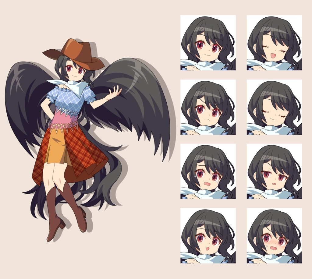 驪駒早鬼　立ち絵素材