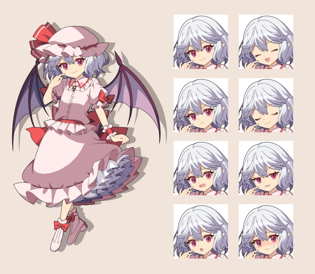 レミリア・スカーレット　立ち絵素材V2