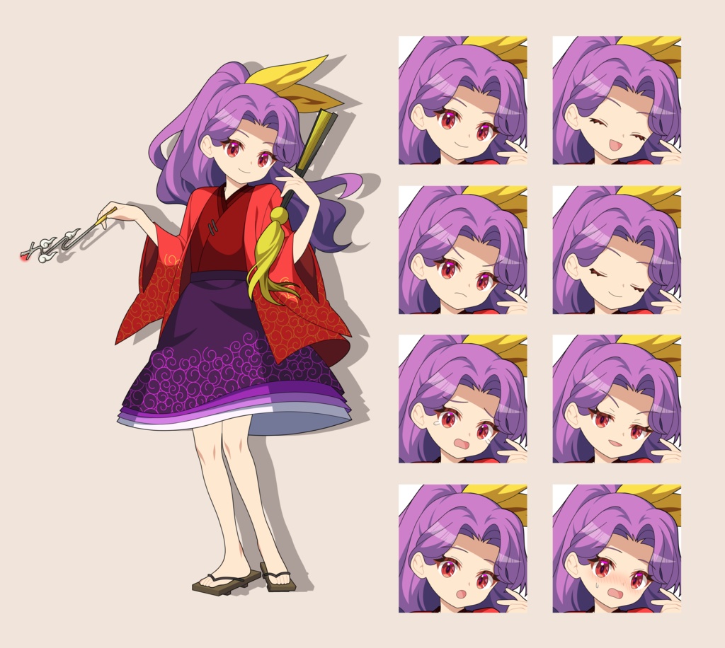 駒草山如　立ち絵素材