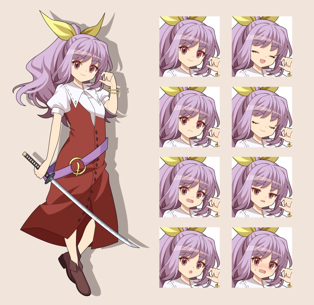 綿月依姫　立ち絵素材