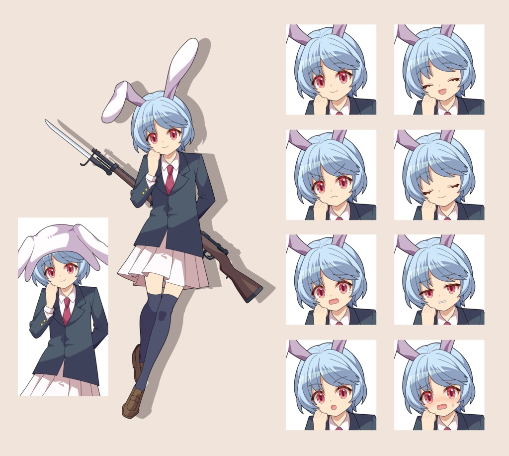 レイセン　立ち絵素材