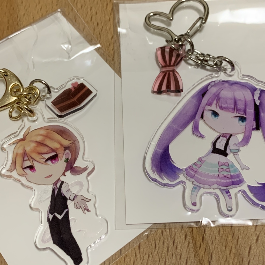 【君とUTAU日々4】アクリルキーホルダー(想乃歌なほり・心音ヨツバ)