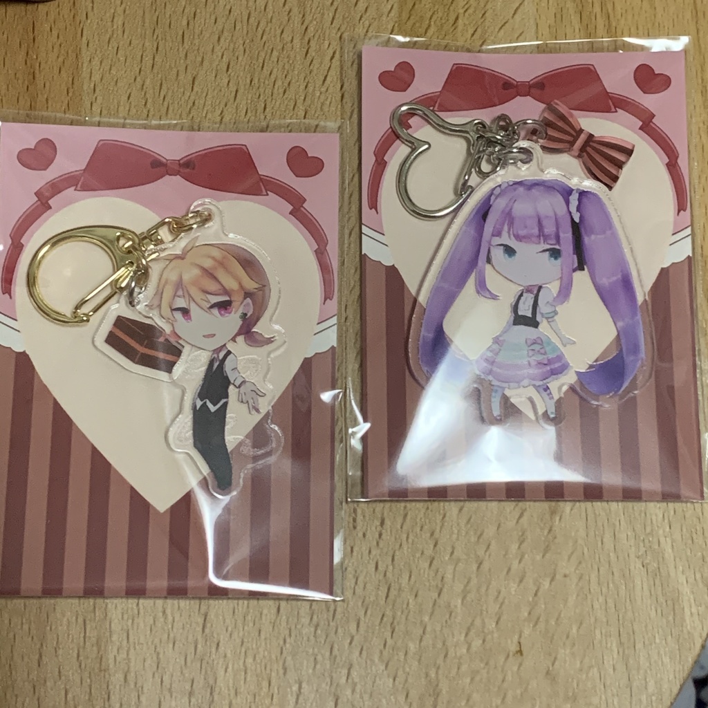 【君とUTAU日々4】アクリルキーホルダー(想乃歌なほり・心音ヨツバ)