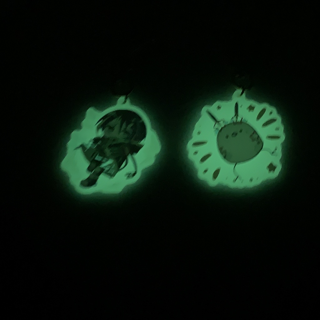 【UTAてるの2025】蓄光アクリルキーホルダー