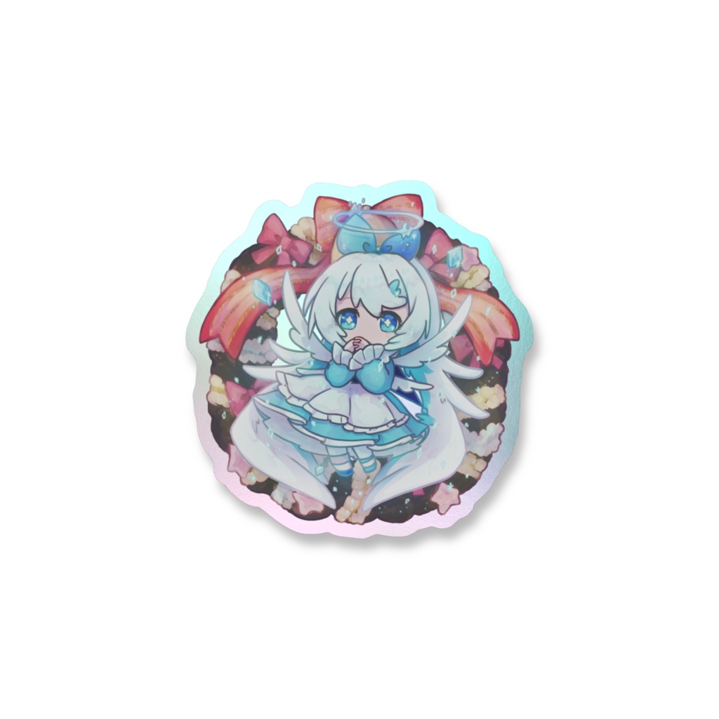 【12/25まで】アメイズ(クリスマス) オーロラスマホステッカー