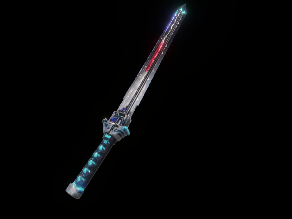 【VRC対応】サイバーパンクソード Cyberpunk_Katana