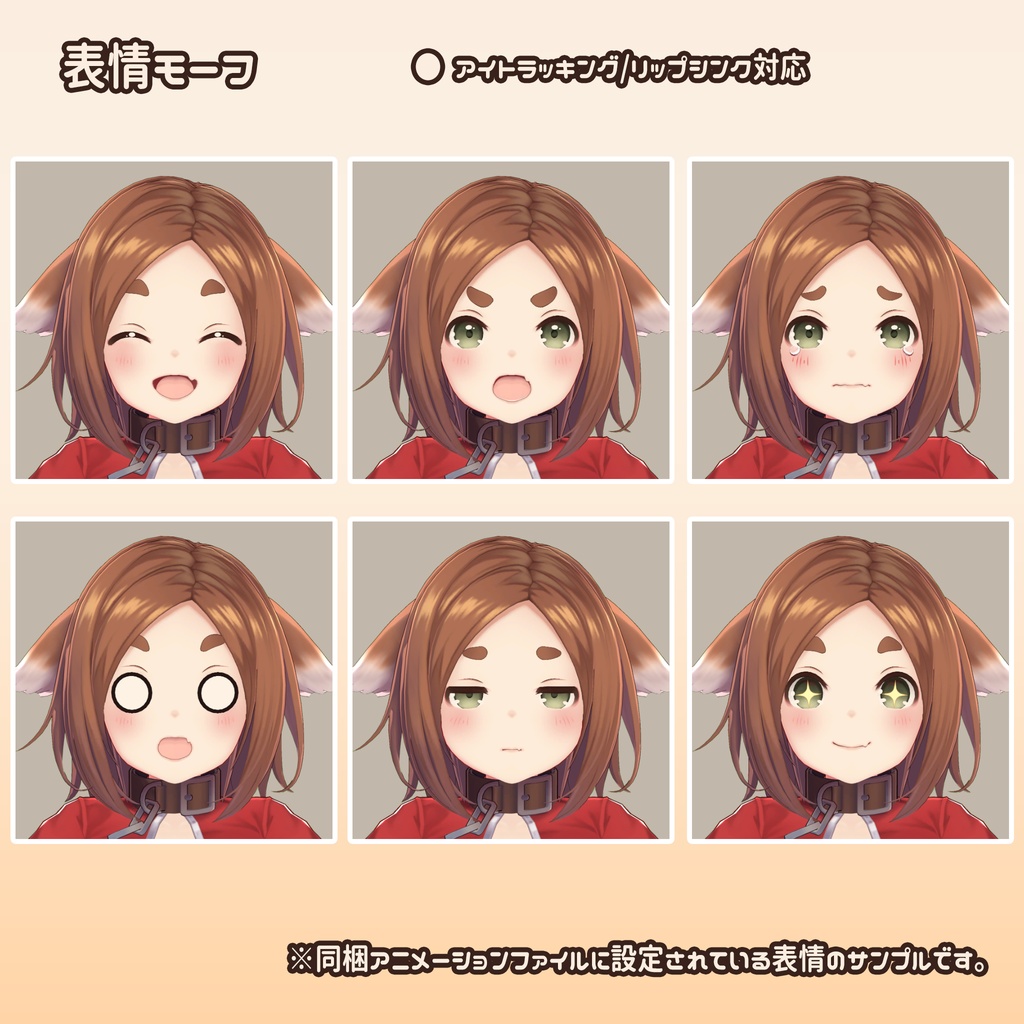 オリジナル3Dモデル「ルイコ」