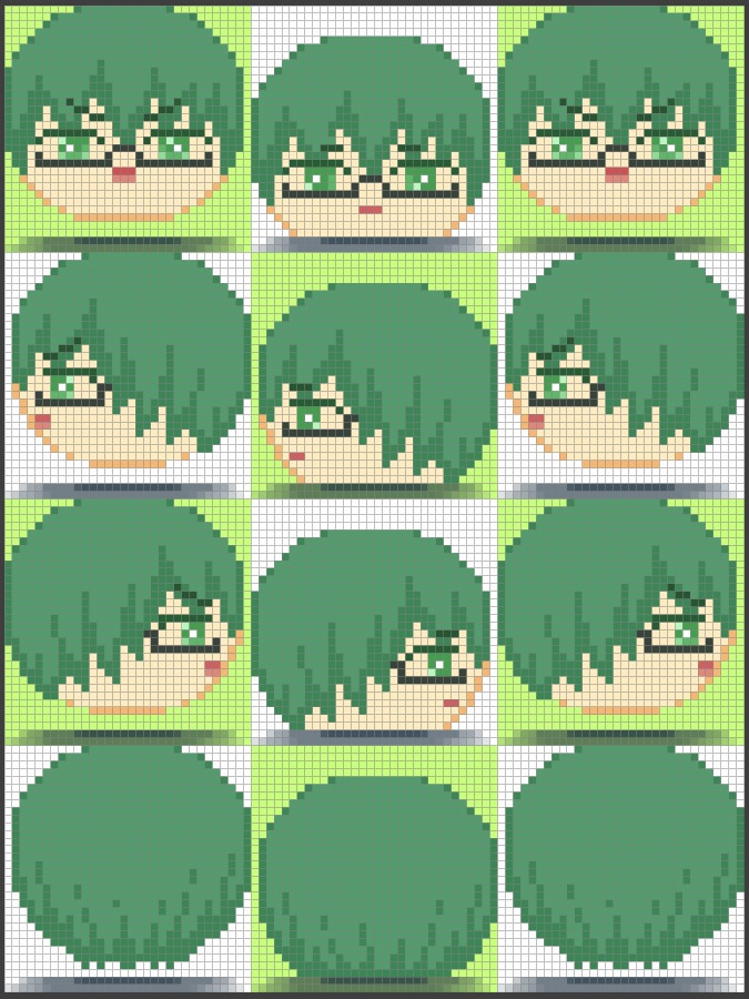 【赤司・緑間・紫原・花宮】おまんじゅうpictSQUAREアバター無料配布