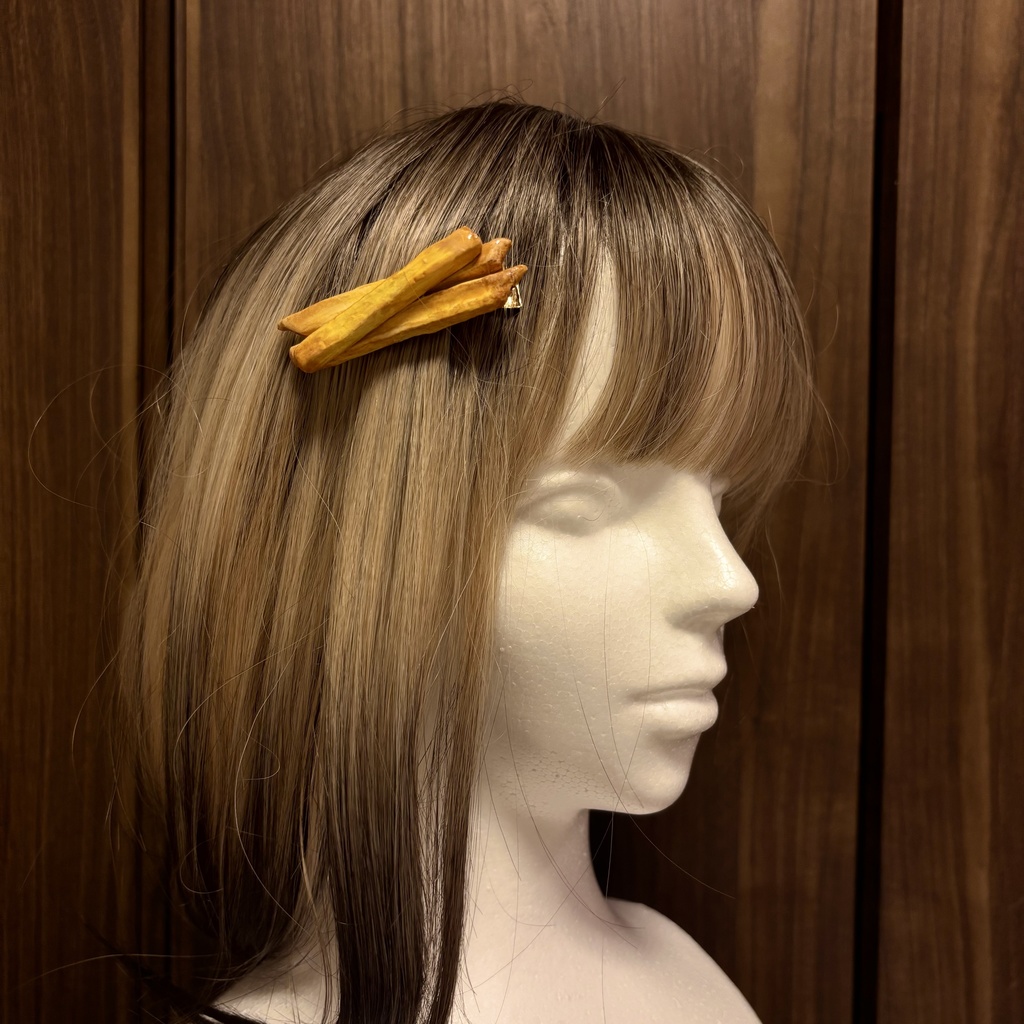 芋けんぴヘアクリップ