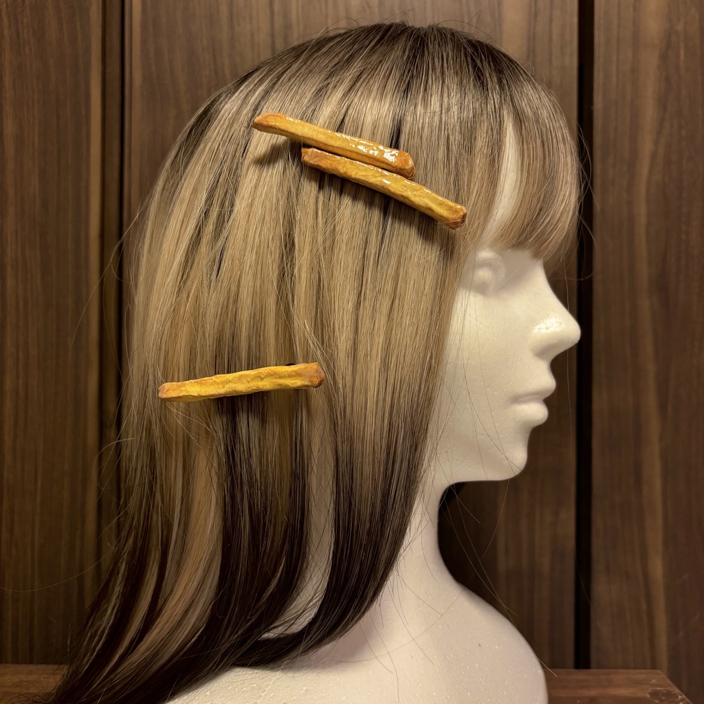 芋けんぴヘアピン3本セット