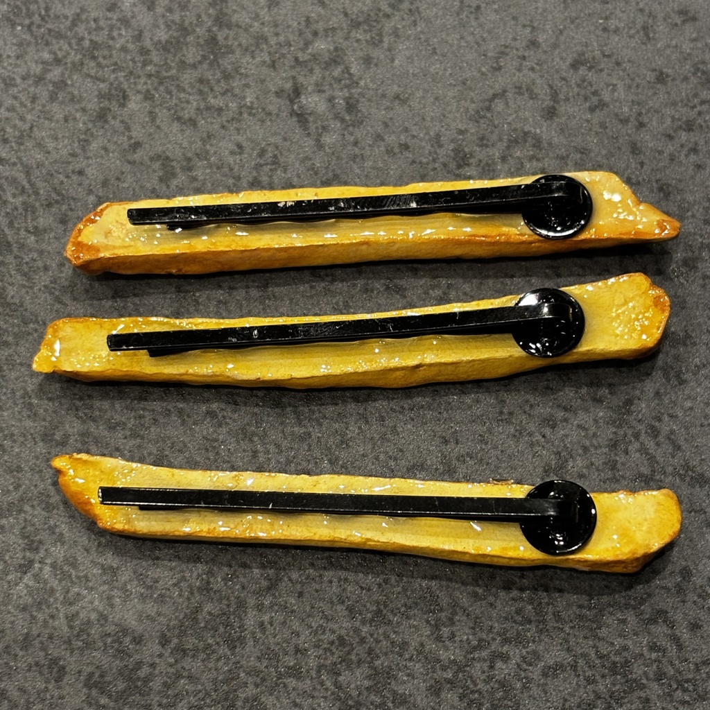芋けんぴヘアピン3本セット