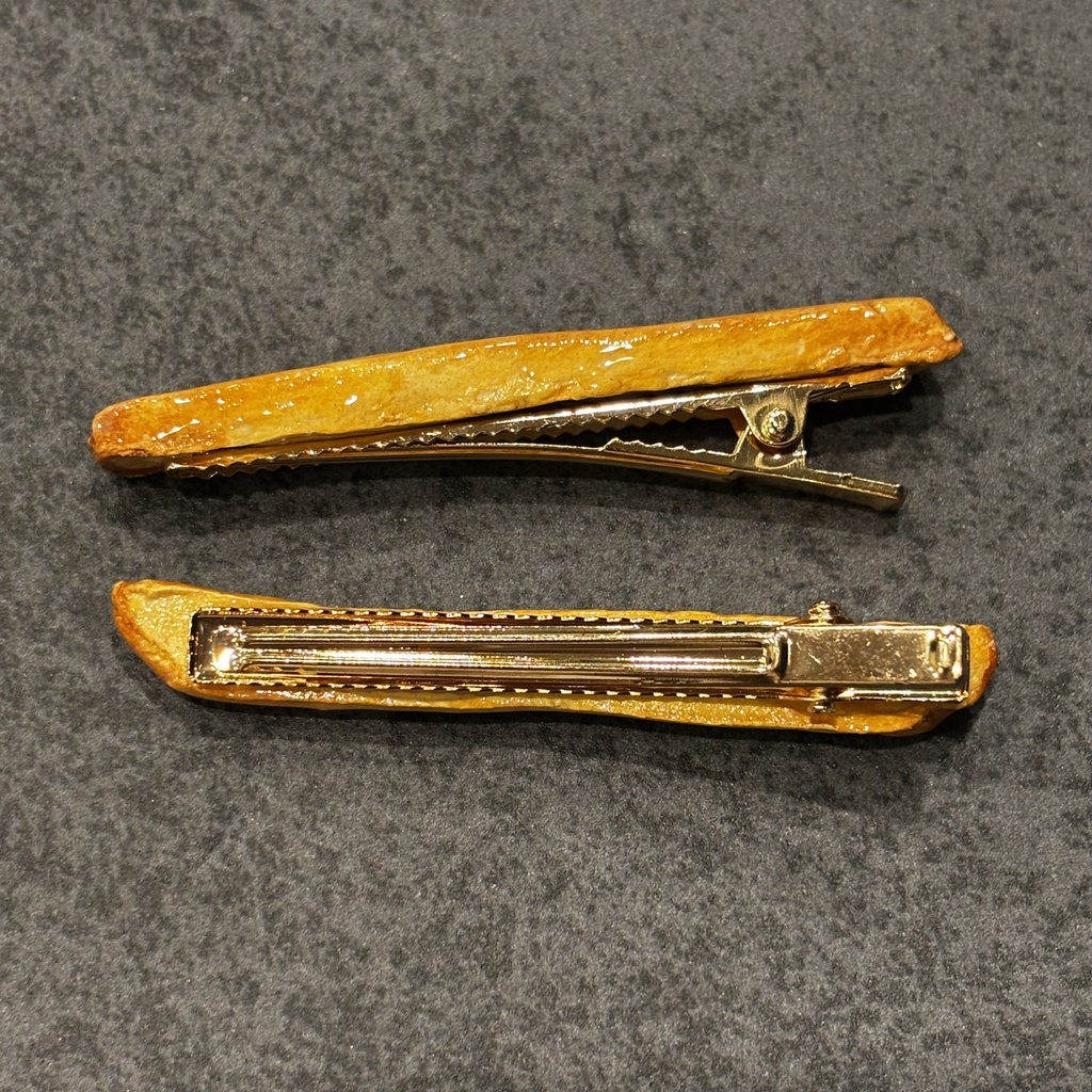 芋けんぴヘアクリップ2本セット