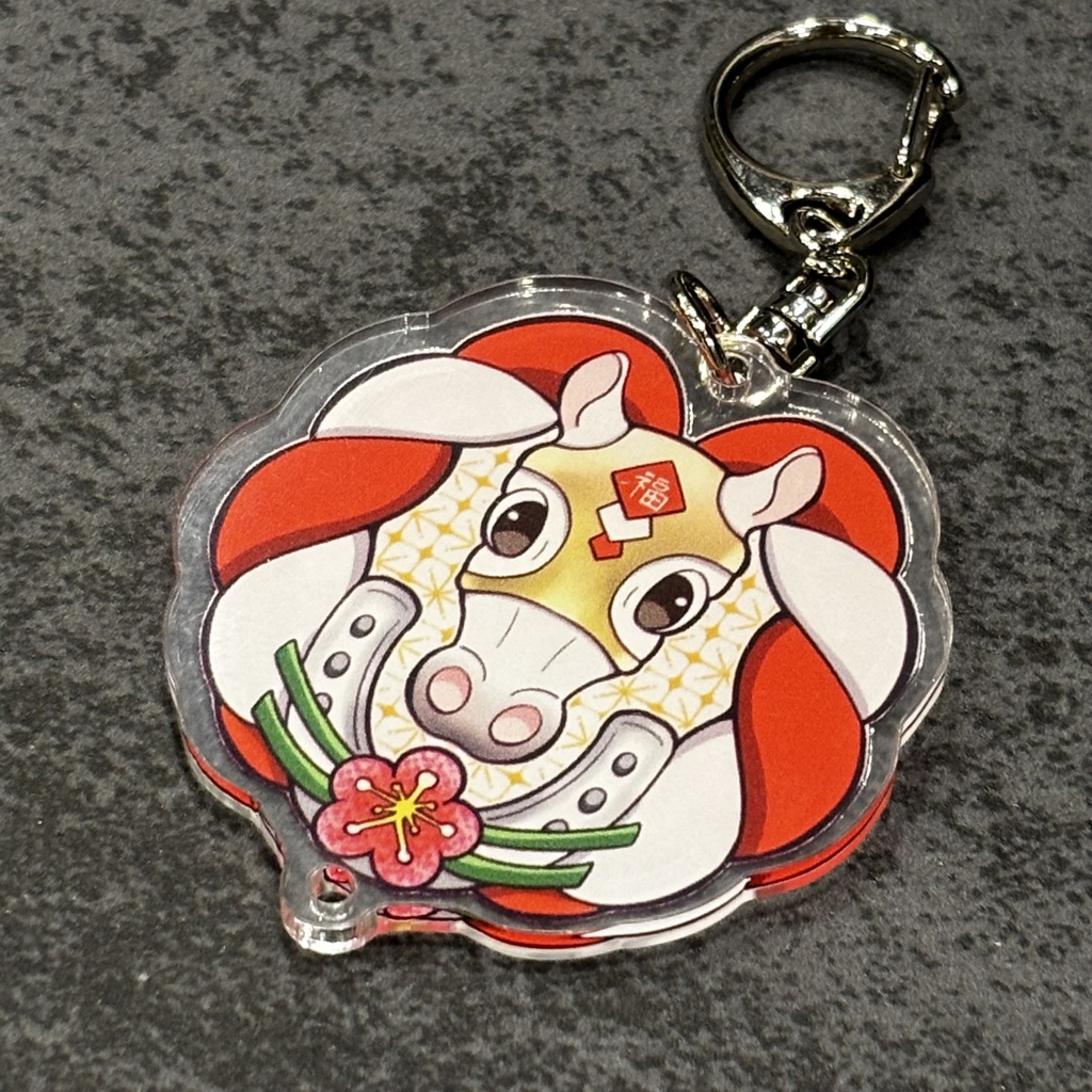 紅白馬のアクキーセット