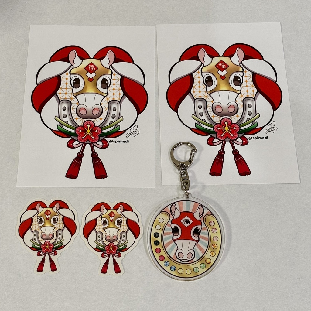 馬蹄アクキーセット