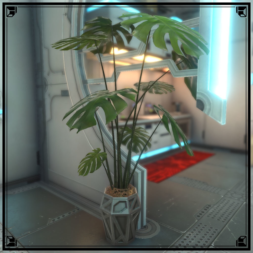 【VRChat想定】サイバー観葉植物(108点)