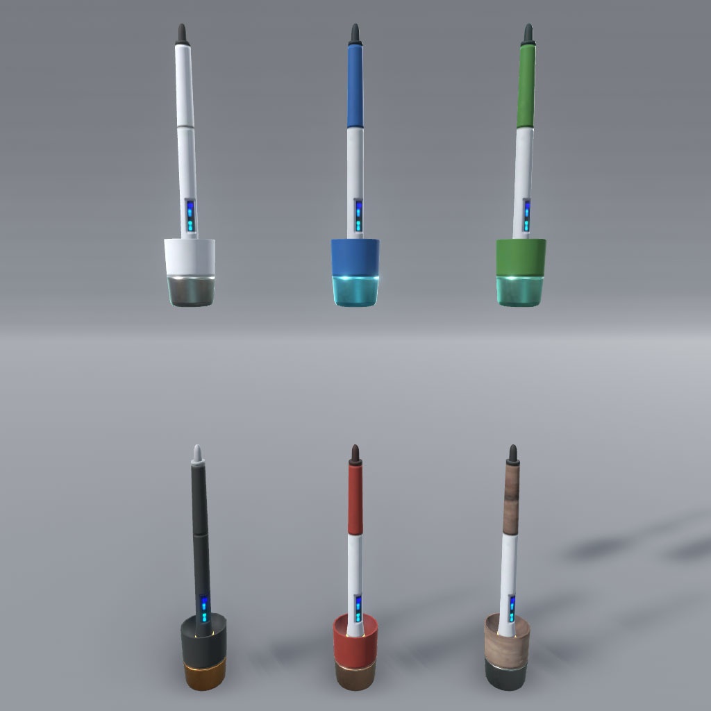 【VRChat想定】サイバーデスク&サイバーガジェット(42点&84点)