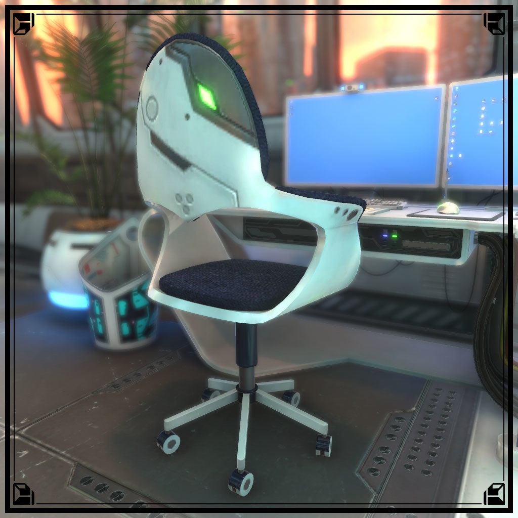 【VRChat想定】サイバーデスク&サイバーガジェット(42点&84点)