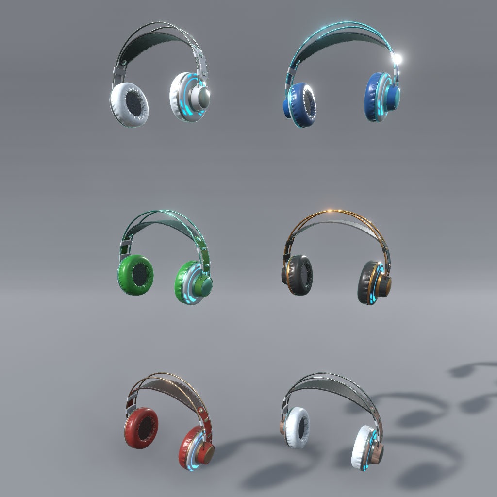 【VRChat想定】サイバーデスク&サイバーガジェット(42点&84点)