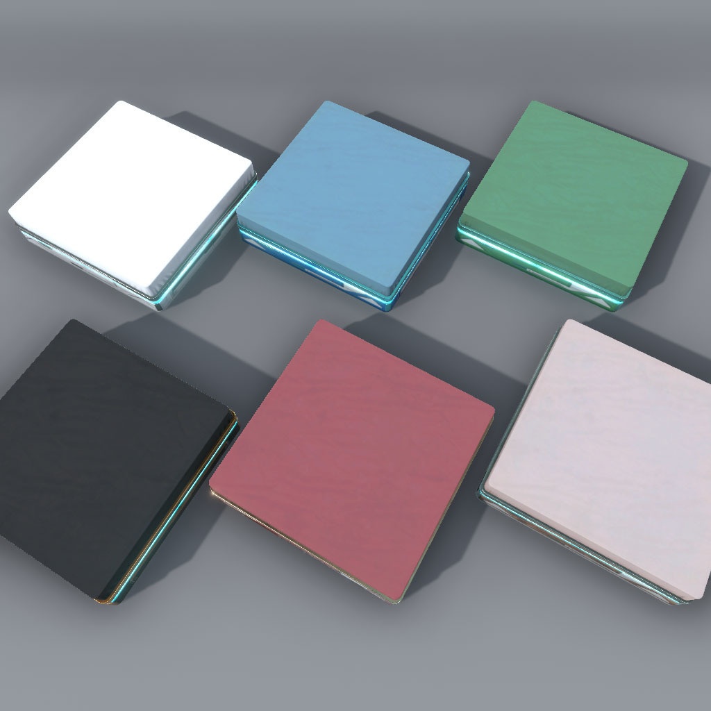 【VRChat想定】サイバーベッド(54点)