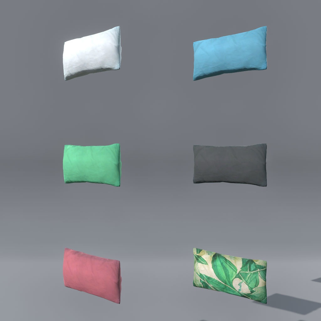 【VRChat想定】サイバーベッド(54点)