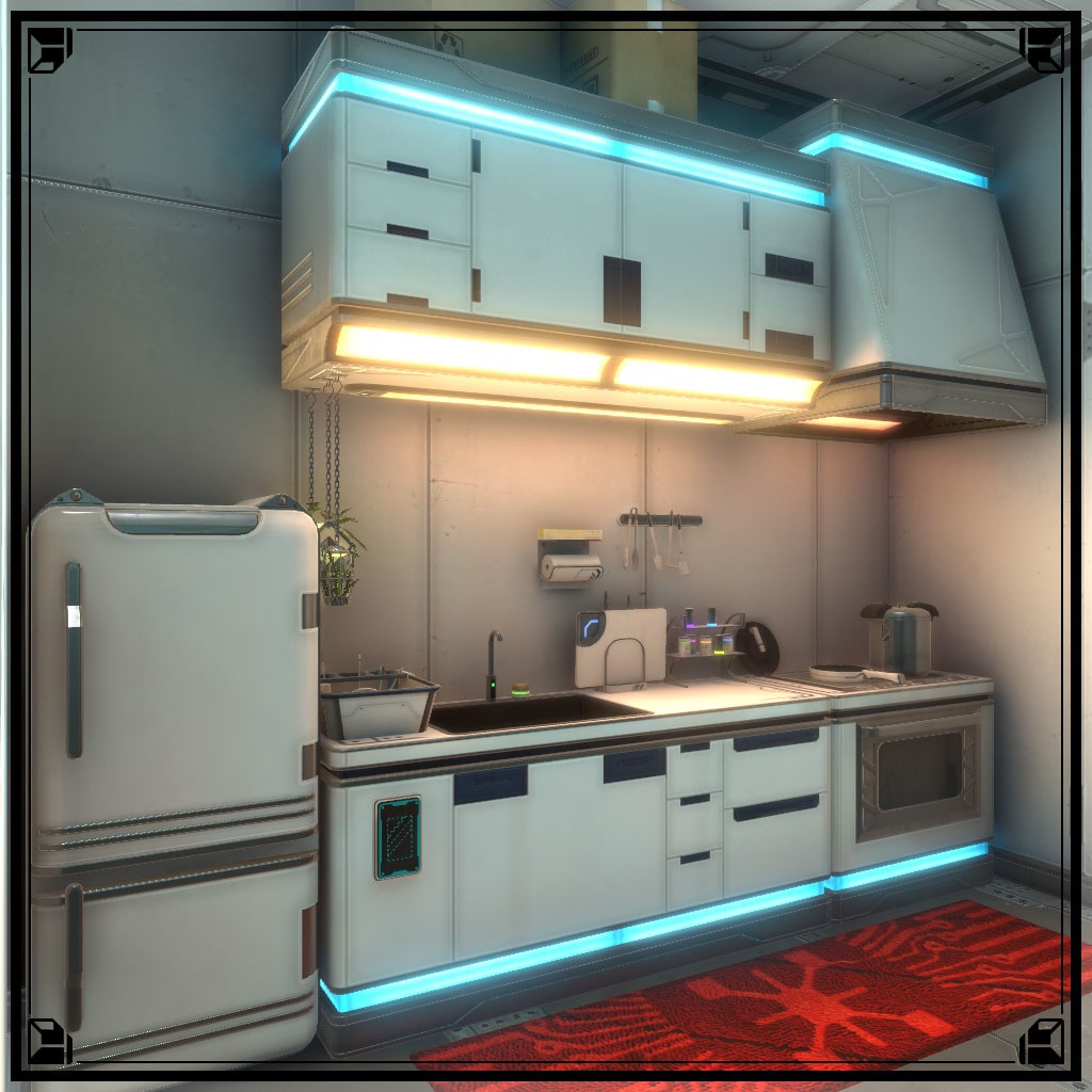 【VRChat】サイバーキッチン&サイバー調理器具(42点&282点) - NewRarity - BOOTH