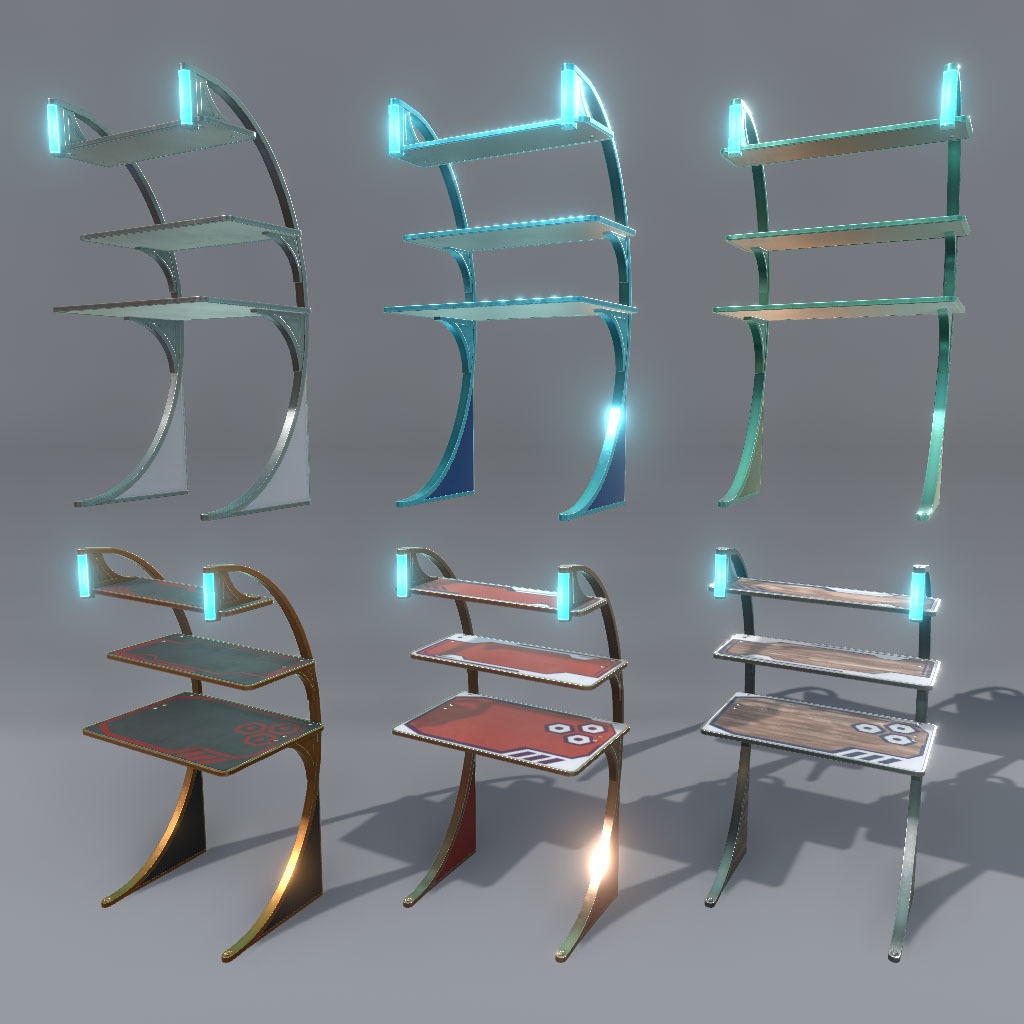 【VRChat】サイバーキッチン&サイバー調理器具(42点&282点)