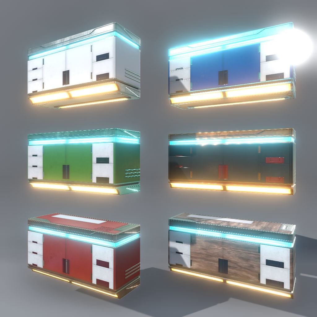 【VRChat】サイバーキッチン&サイバー調理器具(42点&282点)