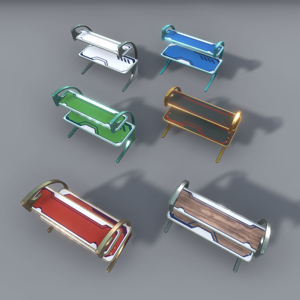 【VRChat】サイバーキッチン&サイバー調理器具(42点&282点)