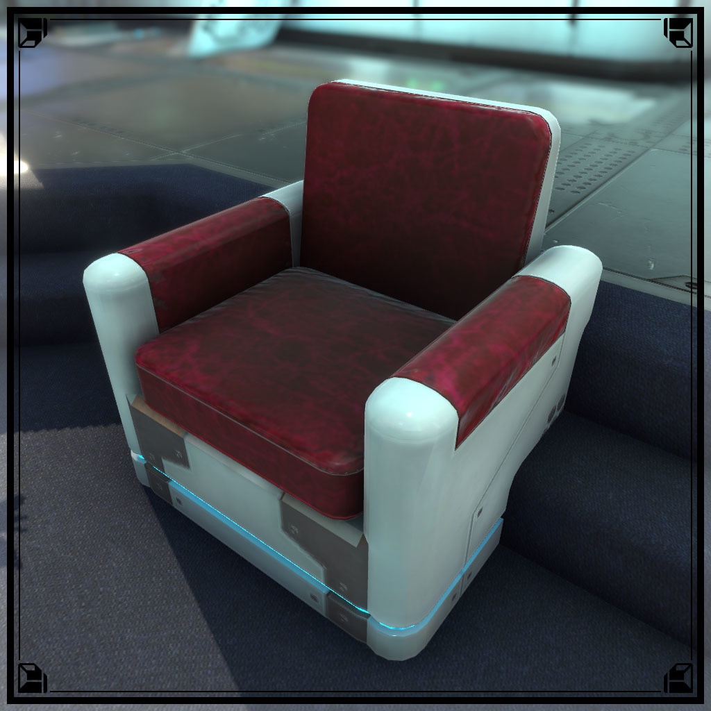 【VRChat想定】サイバーソファ(18点)