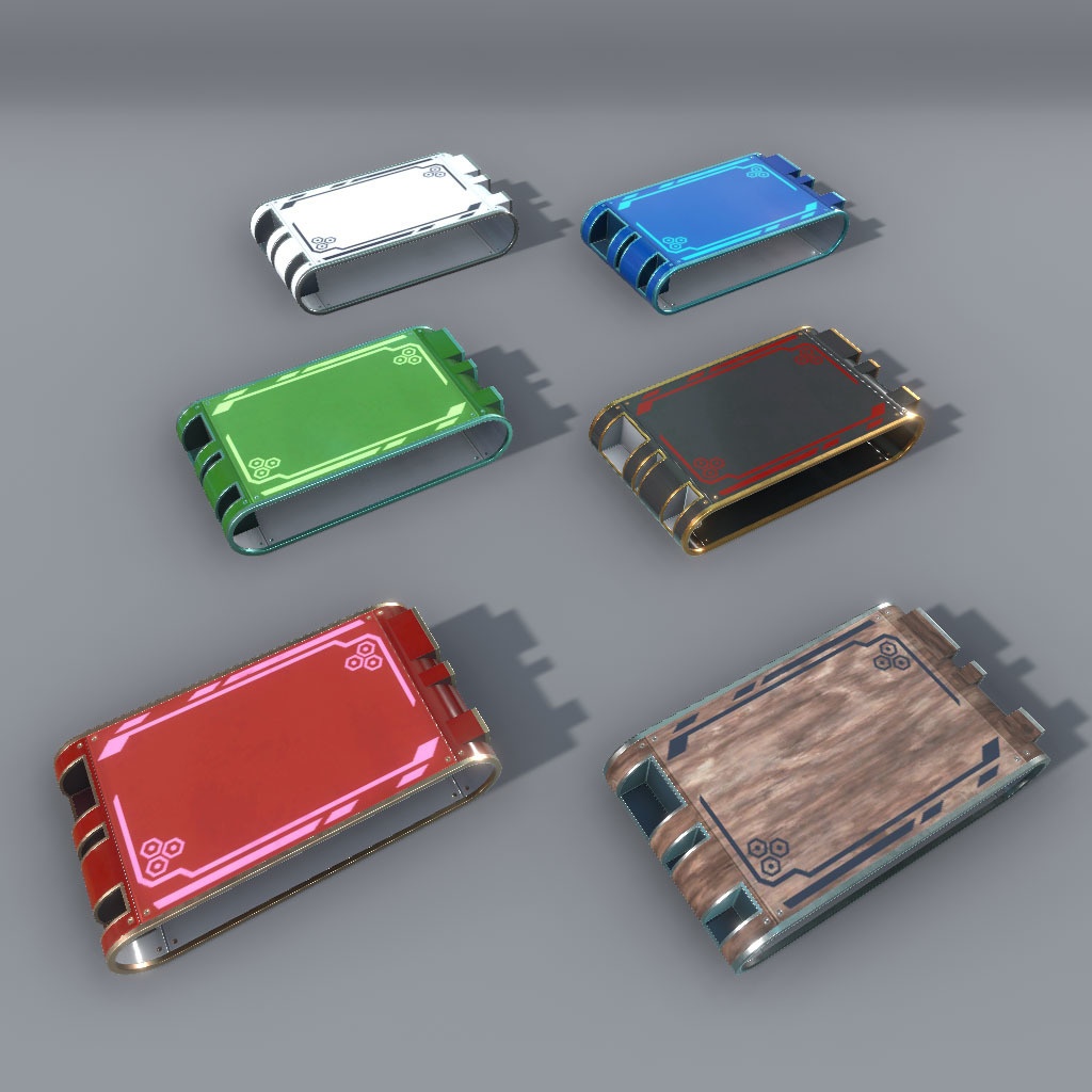 【VRChat想定】サイバーソファ(18点)