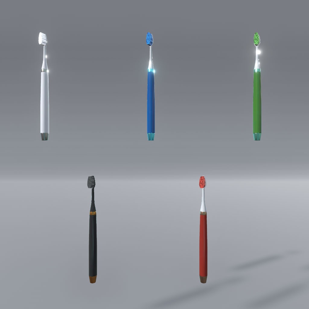 【VRChat想定】サイバー洗面台&サイバーバスアメニティ(24点&95点)