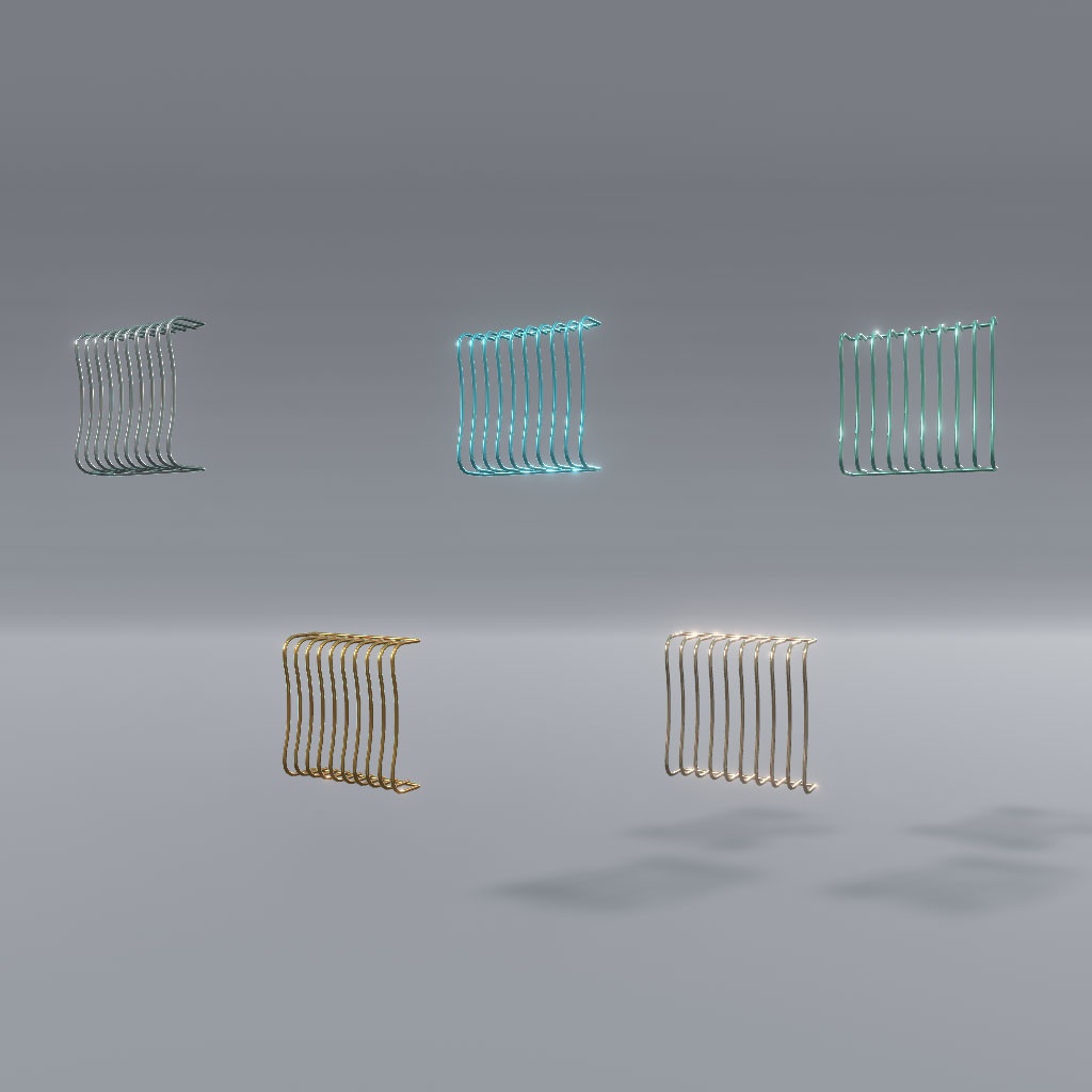 【VRChat想定】サイバー洗面台&サイバーバスアメニティ(24点&95点)