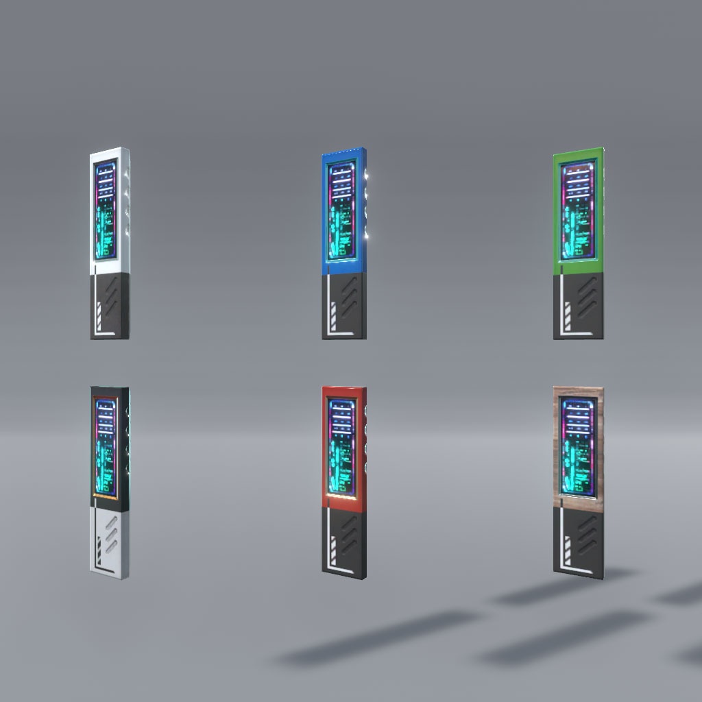 【VRChat想定】サイバーAV機器(78点)